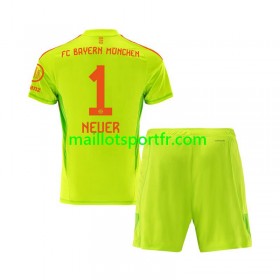 Maillot de Foot Bayern Munich Manuel Neuer 1 Gardien Enfant Domicile 2024/25